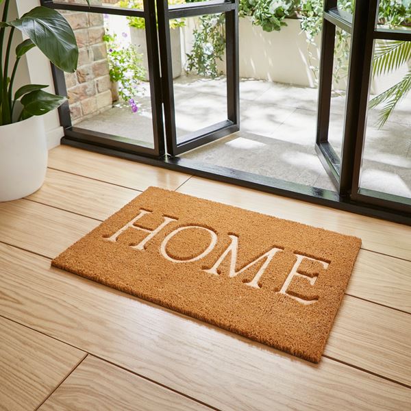 Home Coir Doormat - Natural